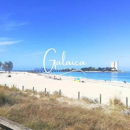 Szálloda Galaica - Gran Casa Con Jardin Y Barbacoa En La Playa De Coruxo De 6 Vigo